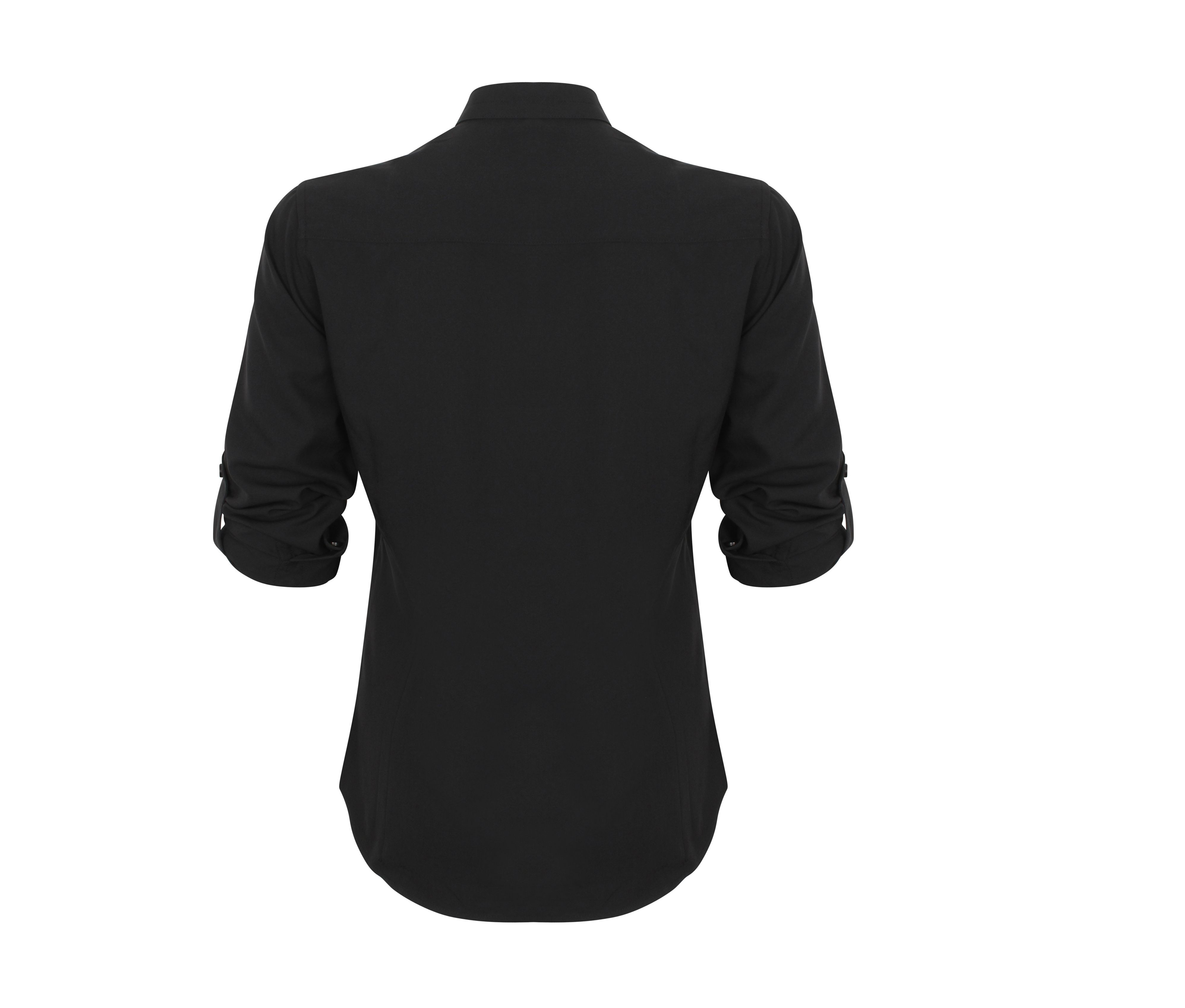 LADIES MANDARIN COLLAR SHIRT
