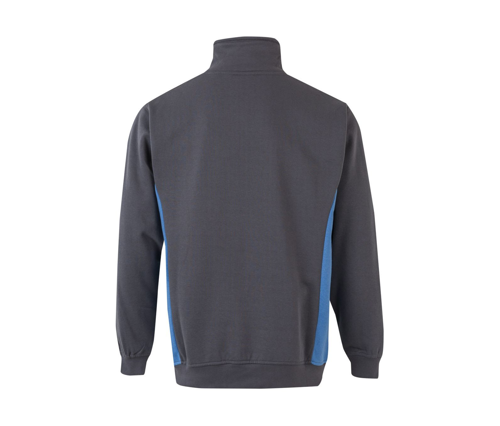 SWEAT BICOLORE COL ZIPPÉ