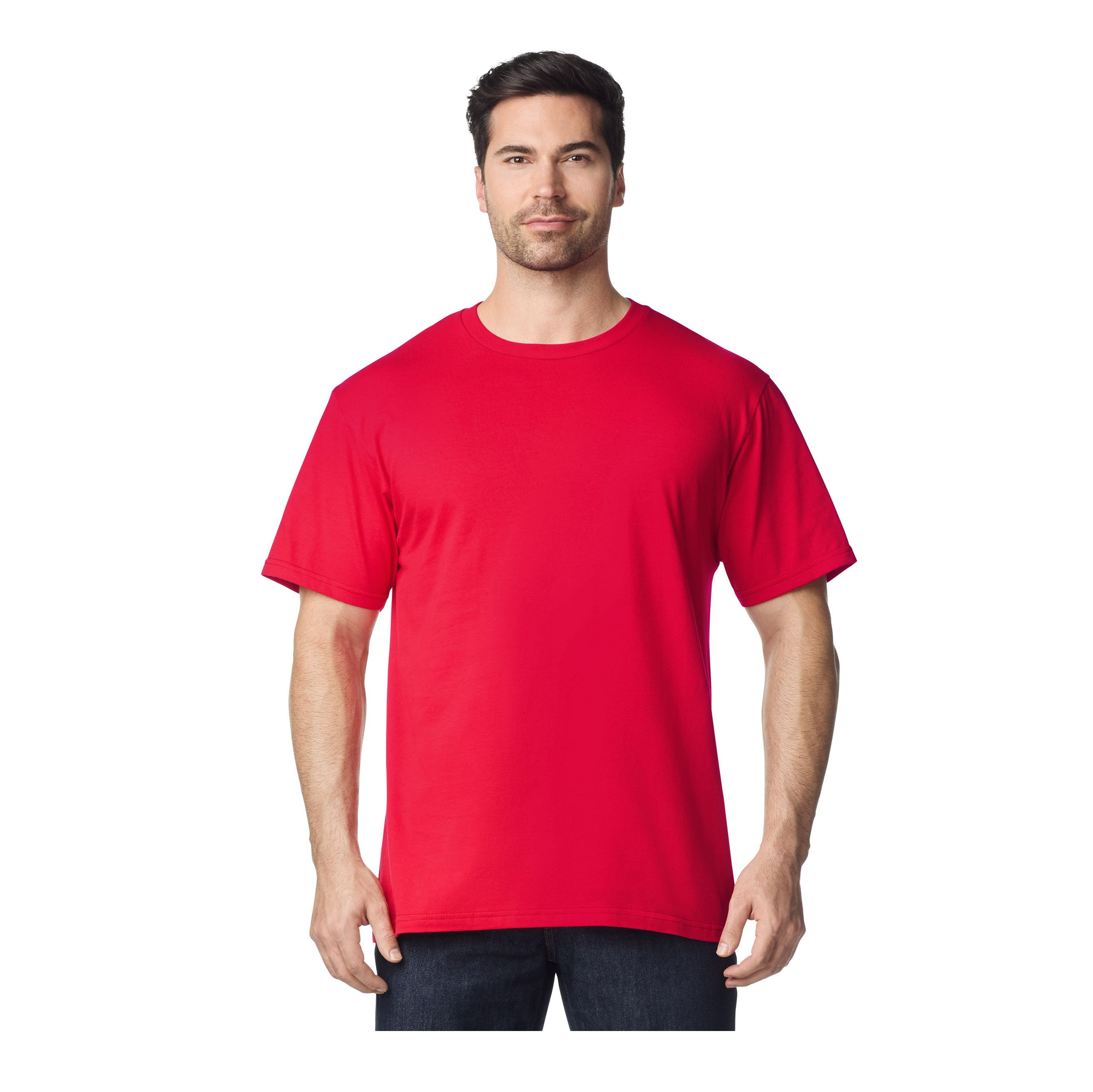 SOFTSTYLE MIDWEIGHT ADULT NO LABEL ENZYME WASH T-SHIRT
