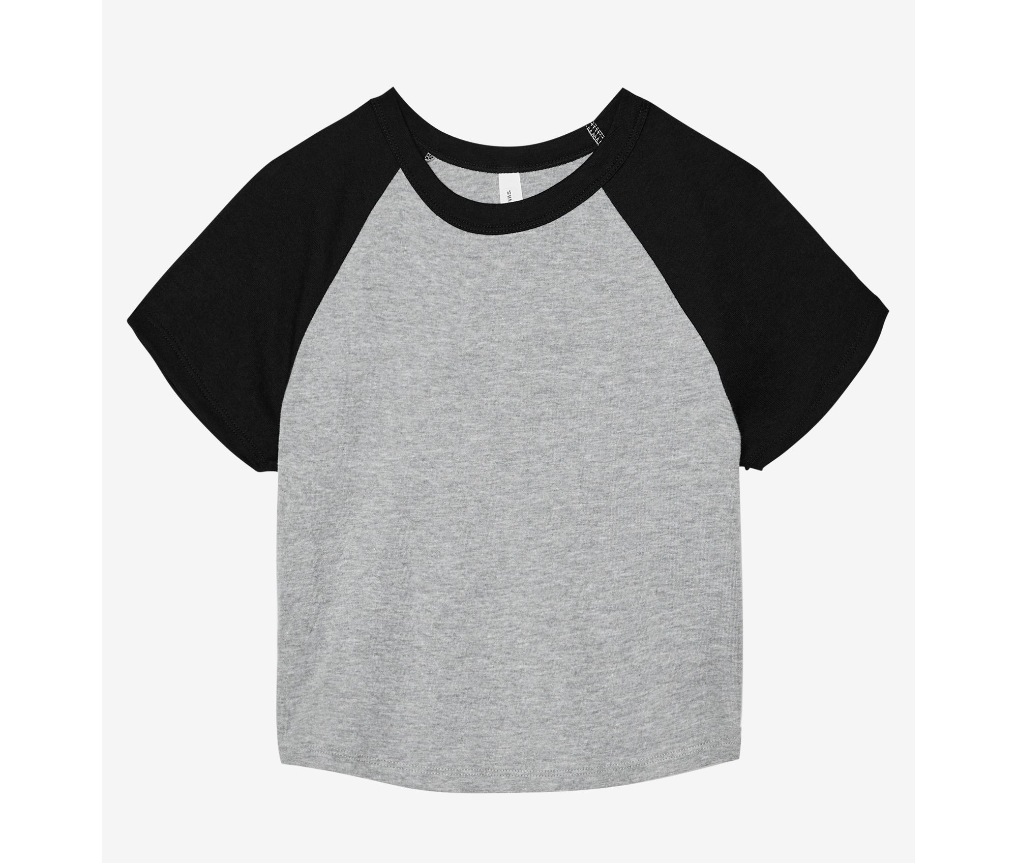 WOMEN'S MICRO RIB RAGLAN BABY TEE