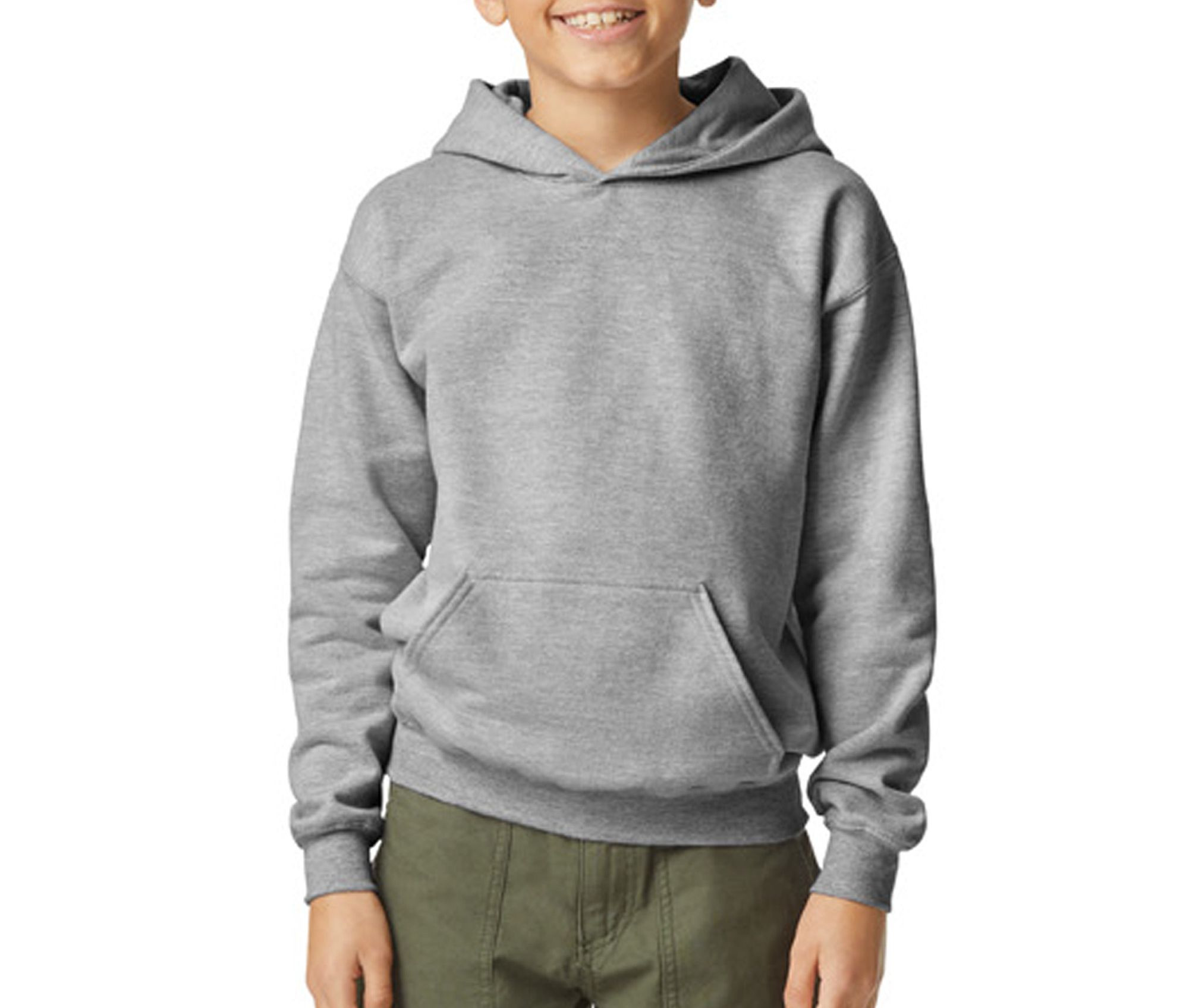 SOFTSTYLE® MIDWEIGHT FLEECE YOUTH HOODIE