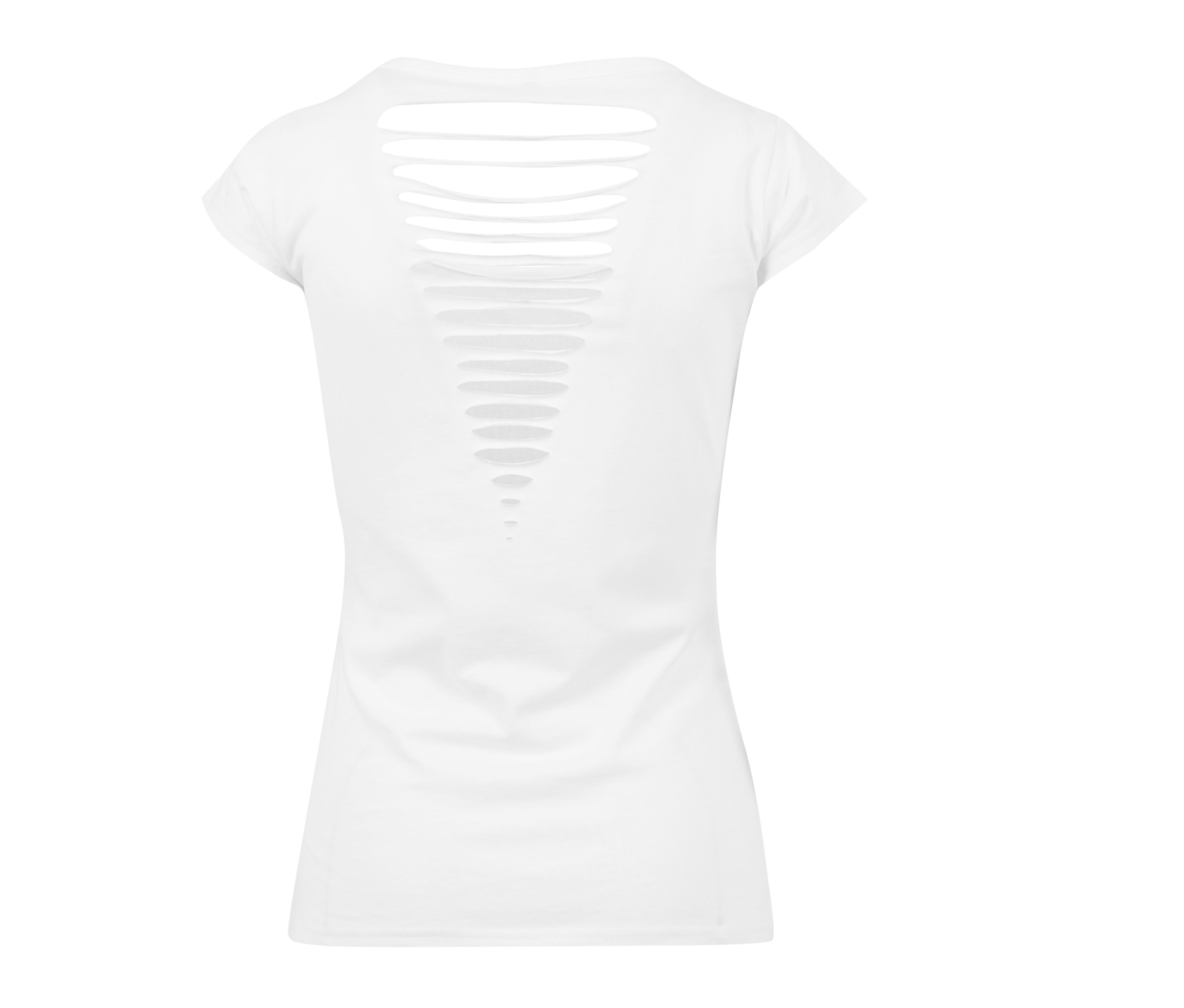 LADIES BACK CUT TEE