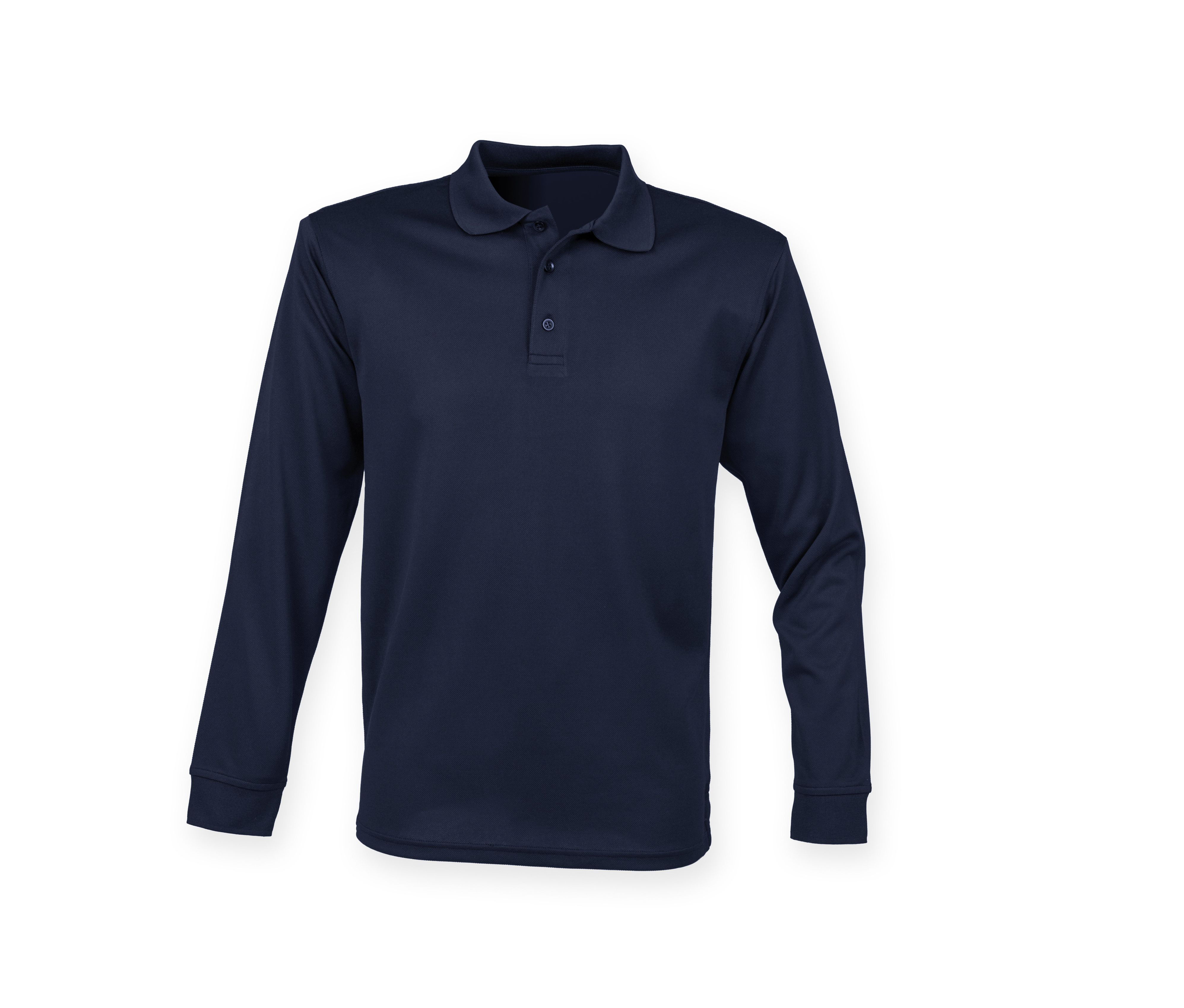 UNISEX COOLPLUS® LONG SLEEVED POLO SHIRT
