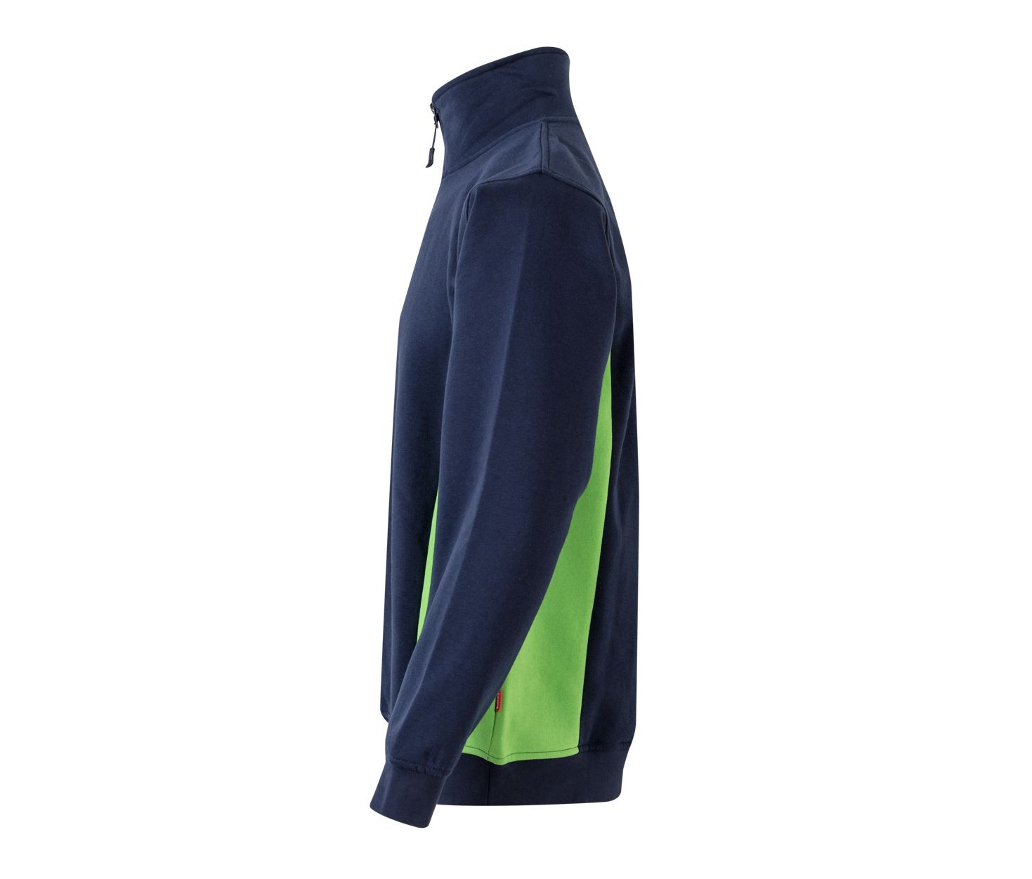 SWEAT BICOLORE COL ZIPPÉ