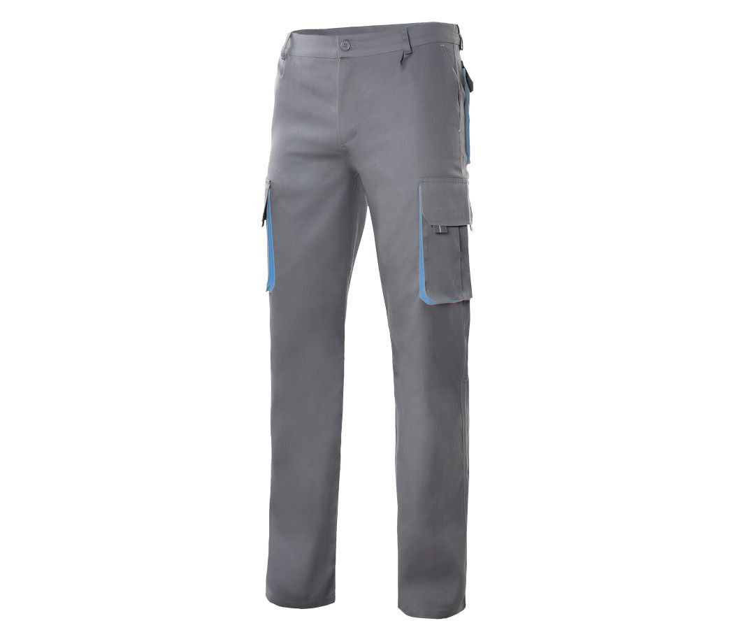 PANTALON MULTIPOCHES BICOLORE