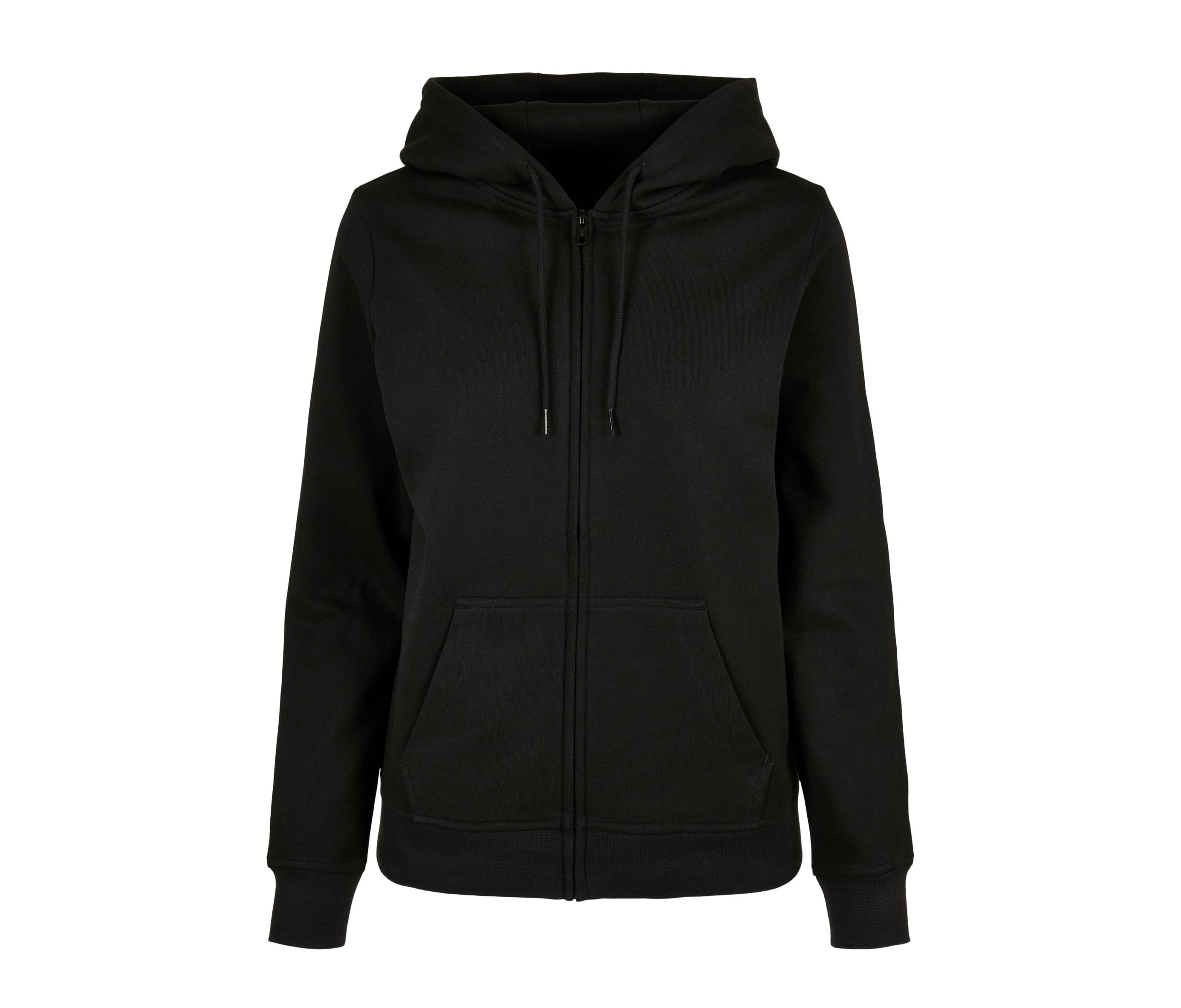 LADIES BASIC ZIP HOODY