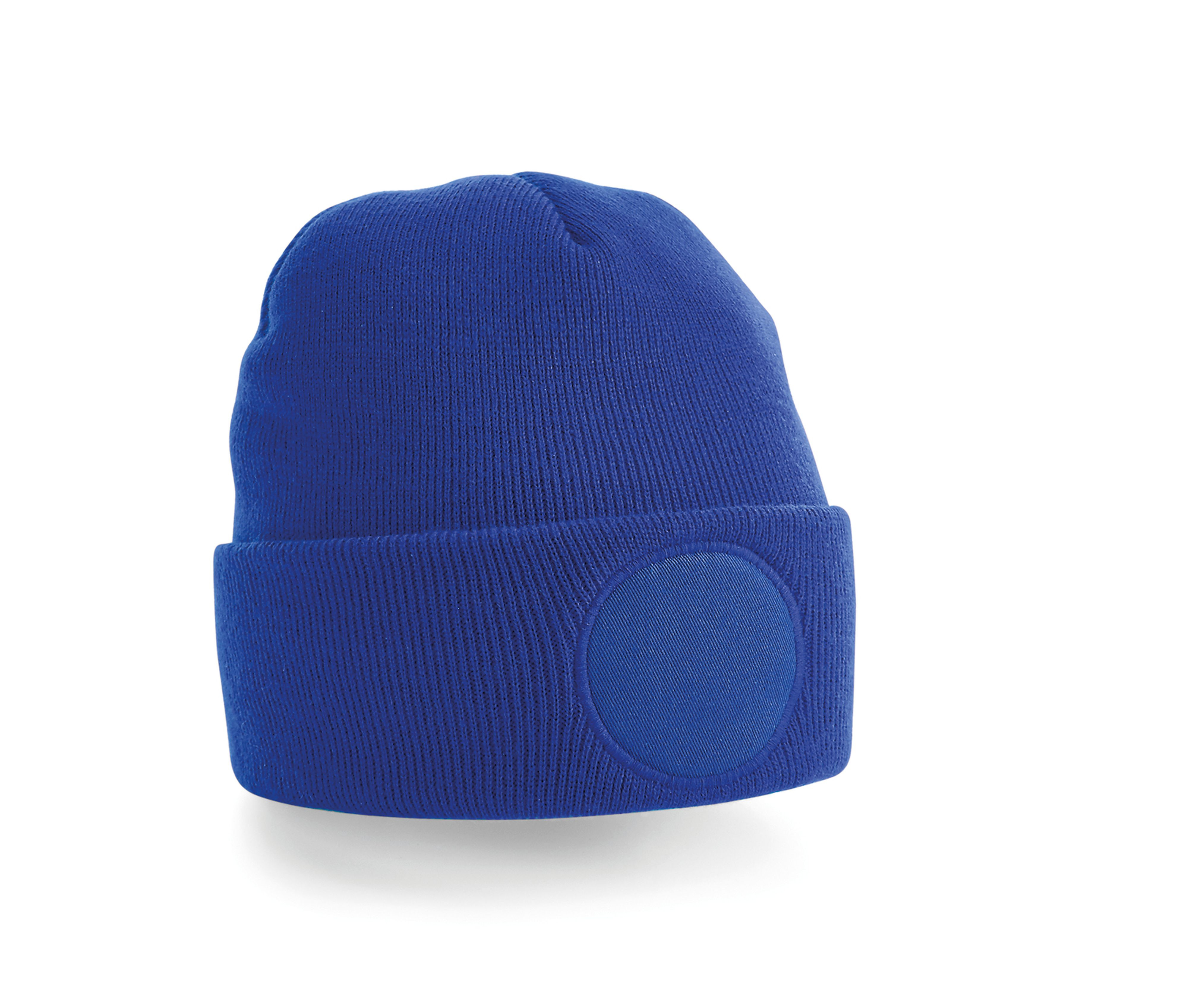 CIRCULAR PATCH BEANIE