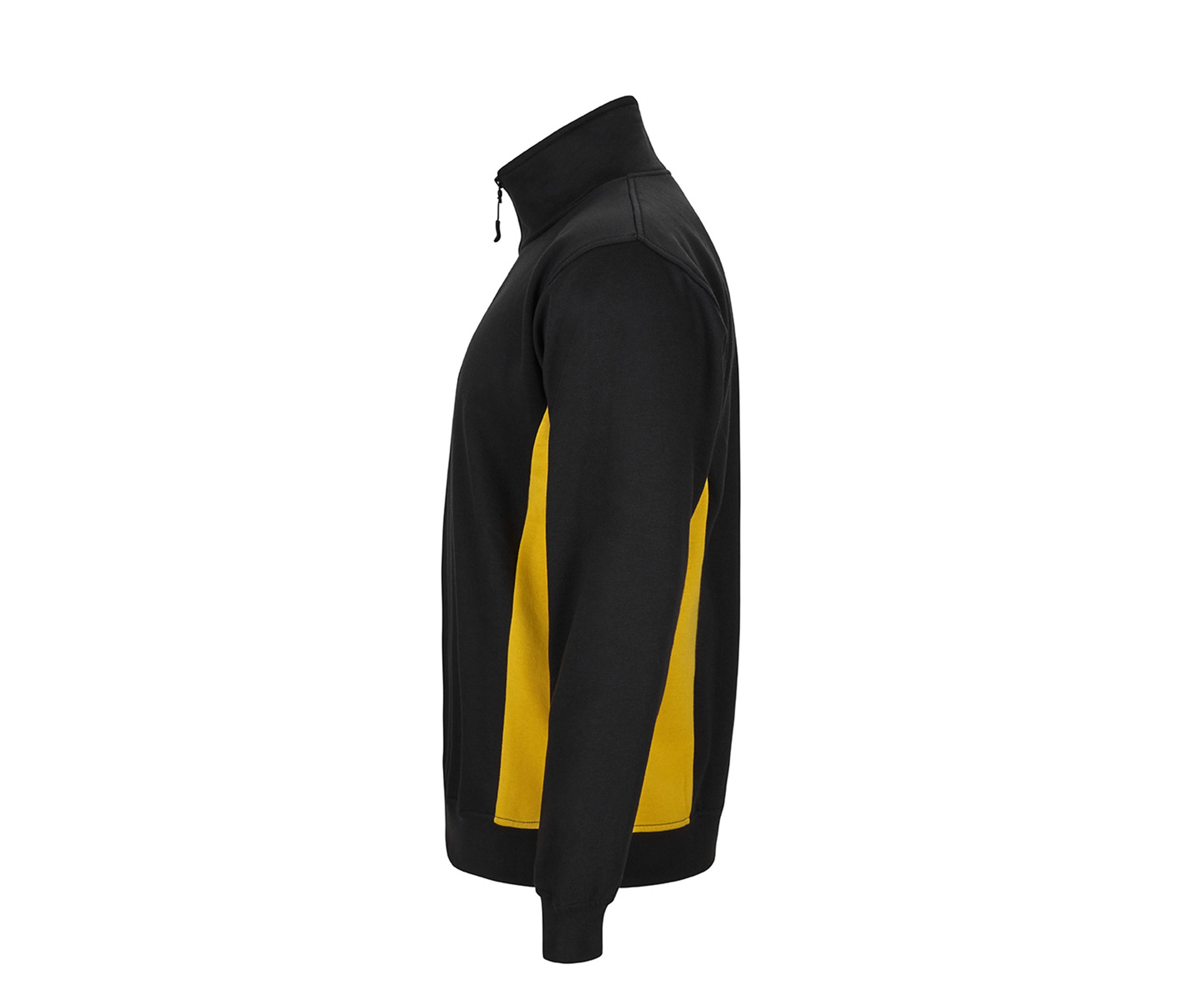 SWEAT BICOLORE COL ZIPPÉ
