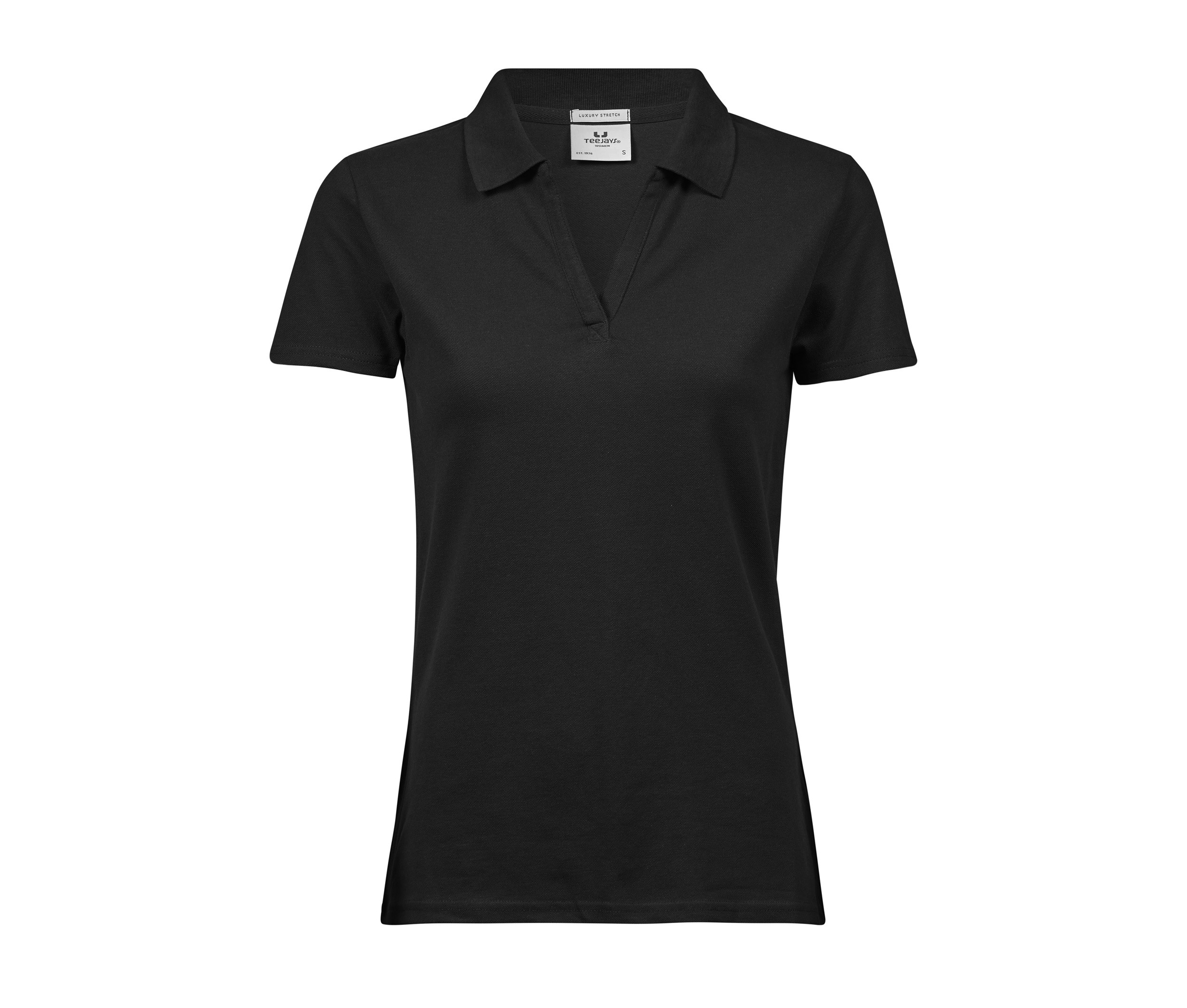 WOMEN'S LUXURY STRETCH V-NECK POLO