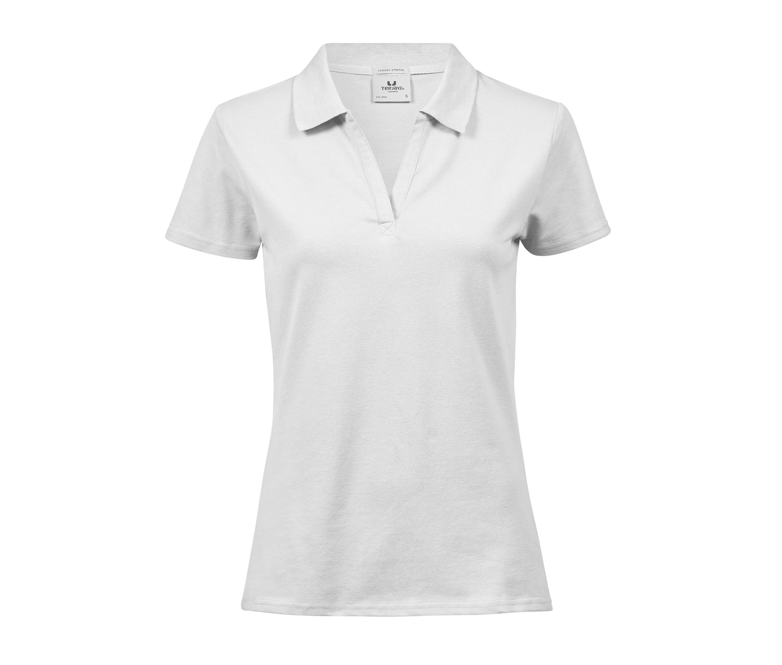 WOMEN'S LUXURY STRETCH V-NECK POLO