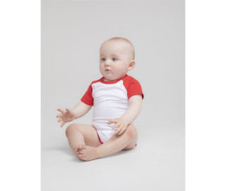 SHORT SLEEVED BASEBALL BODYSUIT