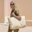 GARMENT DYED OVERSIZED TOTE BAG