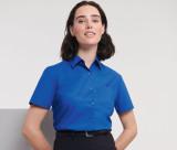 LADIES' SHORT SLEEVE CLASSIC POLYCOTTON POPLIN SHIRT