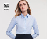 LADIES' LONG SLEEVE TAILORED OXFORD SHIRT